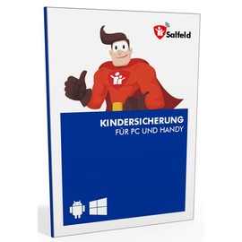 Salfeld Kindersicherung: Windows und Android Handy Kinderschutz Jugendschutz App mit Überwachung Zeitbegrenzung App Kontrolle und Internet Filter gegen Handysucht (3 Geräte / 24 Monate)