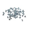 100 Pack #6-32 Self-Retaining Cage Nuts - 3/8" Panel Hole