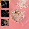siawadeky Clear Acrylic Box Set of 4 with Lids, Candy
