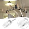 Create idea 10Pcs 30mm Pulley Rope Nylon Hanging Pulleys Clothesline