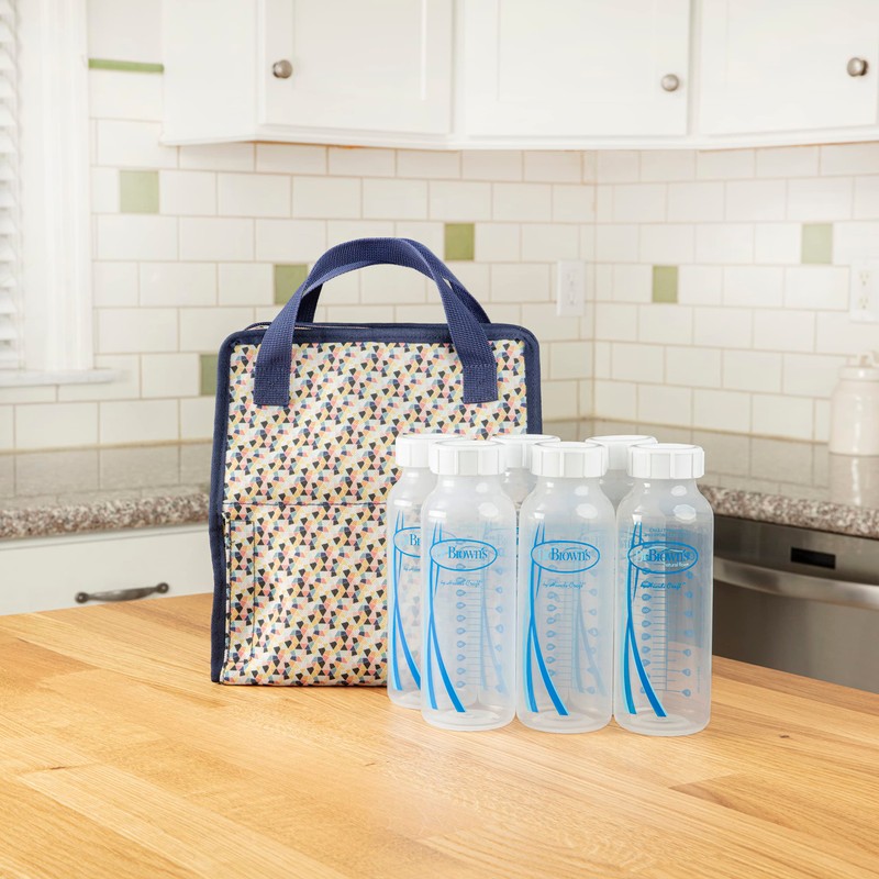 Dr. Brown's Fold & Freeze Bottle Tote, Travel Baby Bottle