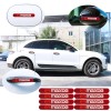 Unbranded Brand New 8PCS Mazda Real Carbon Fiber Red Car