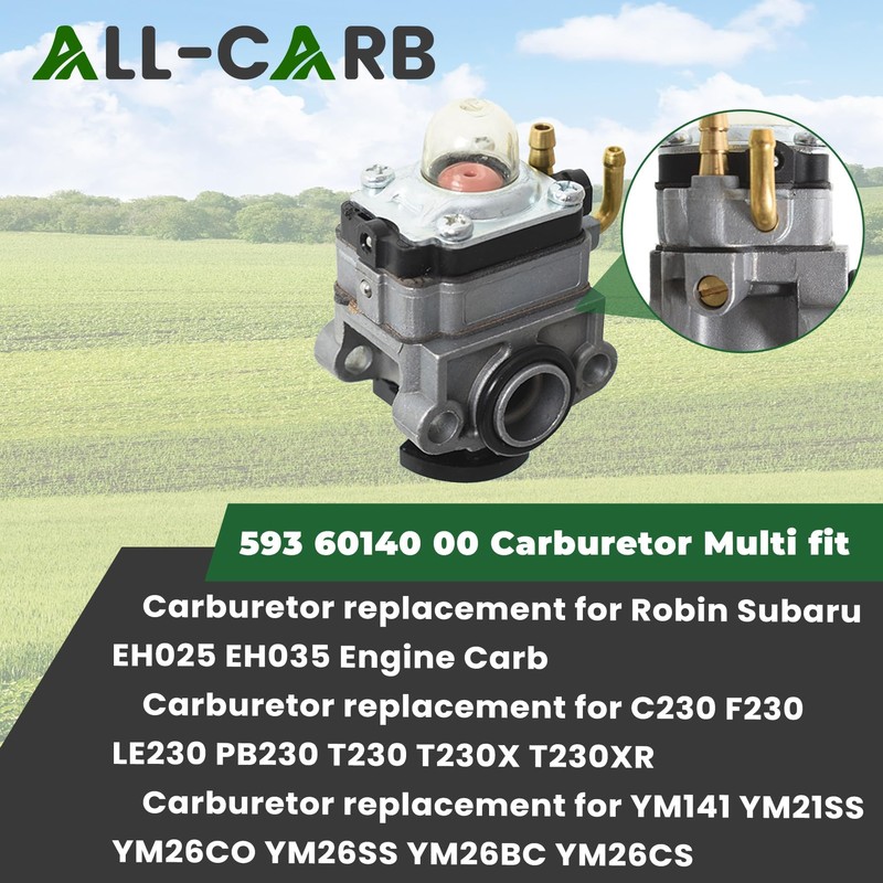 ALL-CARB 592-60090-00-2 Carburetor Replacement for Troy-Bilt TB465SS TB490SS Carburetor Replacement