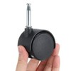 PATIKIL 2 Inch Swivel Stem Casters, 6 Pack Nylon 360