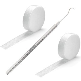 Kosmetex 2 x tamponade for toenails and the nail fold, 1 x cotton hook for tamponing the toe nail, set 1