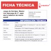 Fleximatic 2705A Juego de herraje maxtor de 3" con sapo