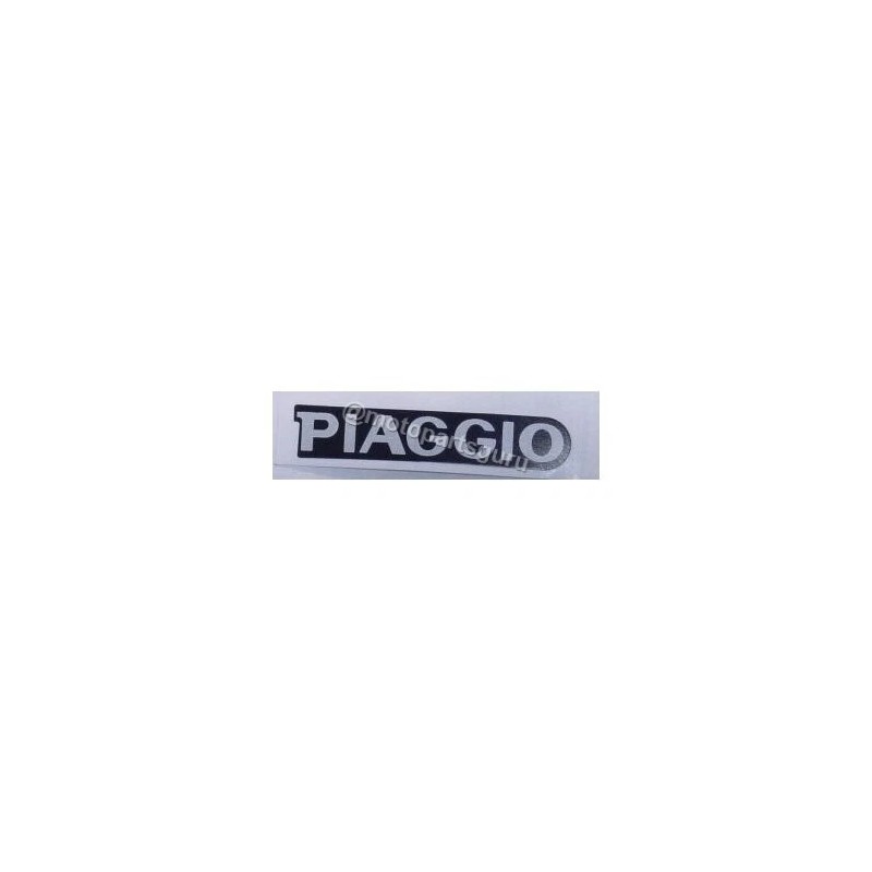 Piaggio (Original OE) 5743990095 OEM "Piaggio" Name Plate Emblem Gray