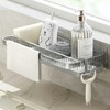 MARIMIYA Kitchen Sink Hanging Sponge Holder No Drilling Organizer with