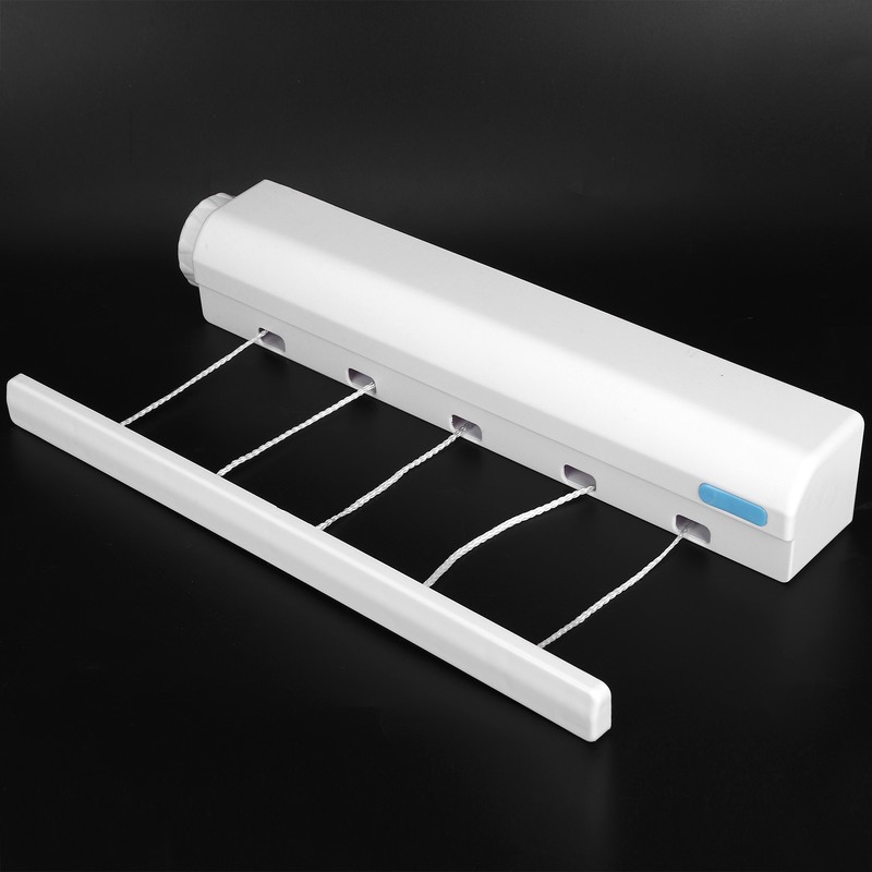Telescopic Retractable Clothesline Clothes Drying Rope Hanger for Indoor Outdoor