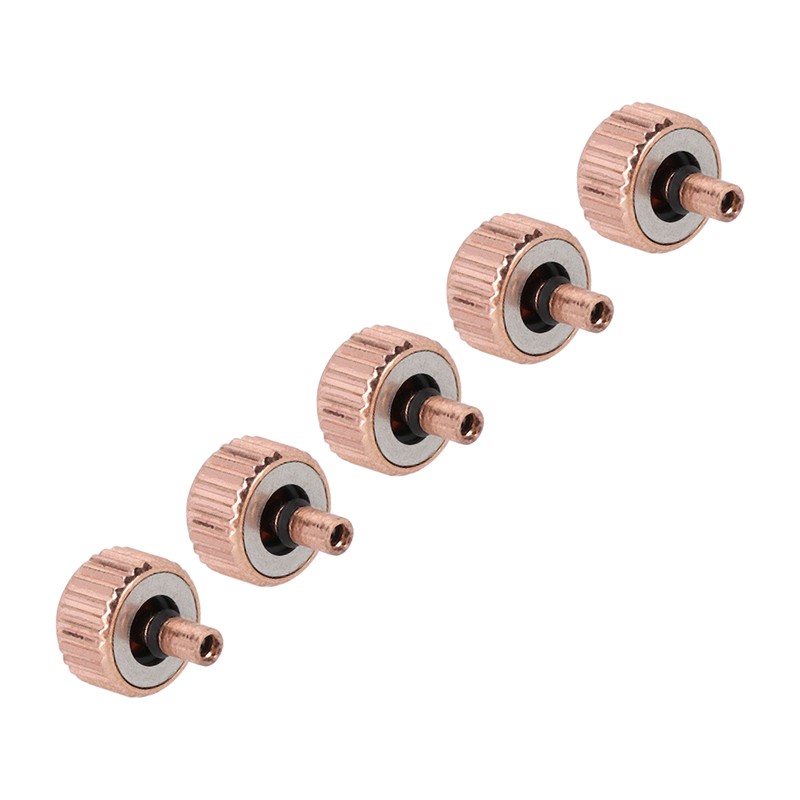5pcs Professional Watch Crown Steel Wrist Watch Parts Watchmaker Repairing