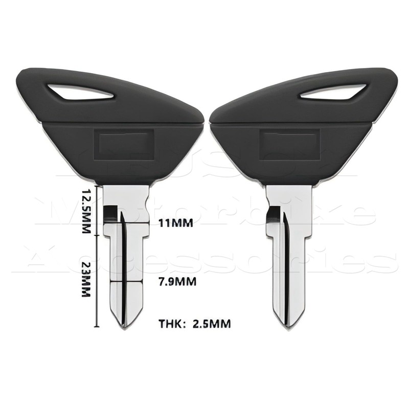 Motorcycle Replacement Key Blanks 2B006659 Compatible with Aprilia RS 660