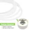 Juicer Rubber Seal, 3/6Pcs White Rubber Sealing Gasket Replacement Parts
