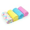 kullaloo Minky Fabric | Bundle: 4 Precut Pieces Minky Plush