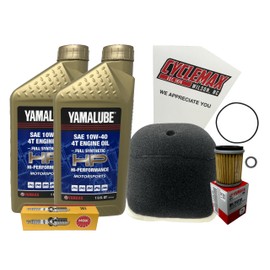 Cyclemax Full Synthetic Full Service Kit compatible with 2005-2020 Yamaha TTR230 w/S Plug