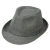 Men's Fedora Hat Wide Brim Classic Thick for Autumn Cap