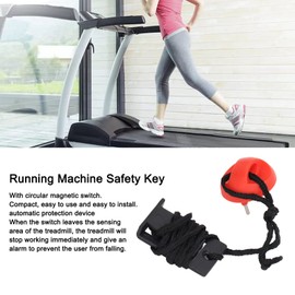 VBESTLIFE Running Machine Safety Key,2pcs Universal Running Machine Safety Key Treadmill Magnetic Security Switch Lock Emergency Stop Switch for Exercise