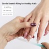 Tbestmax Lima de uñas de cristal para uñas naturales, paquete