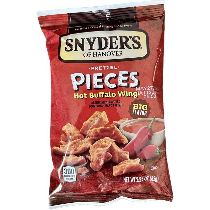 Snyder of Hanover Hot Buffalo Wing Pieces 2.25 Oz (Pack