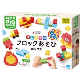 Kawada OD-02A Large Diamond Block First Block Play Box (Extra Edition), For Ages 1.5 and Up, Block Toy