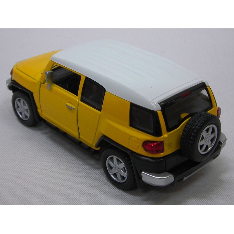 KiNSMART 1/36 TOYOTA FJ Cruiser 黄 トヨタ FJ クルーザー