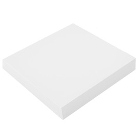 Altovexis Bridal Shop Display Plinth Stands,Square Display Pedestal Stands，with 100kgLoad-Bearing Capacity,Risers Pedestal for Mannequin/Shoe/Bags(Color:White,Size:12*12*4in/30*30*10cm)