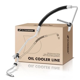 A-Premium Automatic Transmission Oil Cooler Line Hose Assembly Compatible with Buick Lucerne 2006 2007 2008, 3.8L