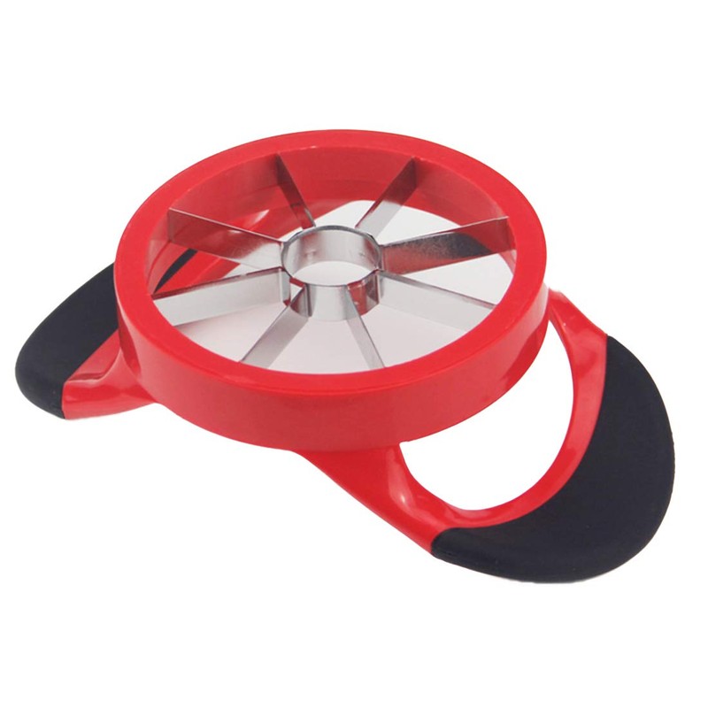 Beylos Easy Grip Apple Corer Slicer-Divider-Cutter-Wedger, Ergonomic Rubber Grip Handle,