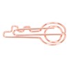 100Pcs Paper Clip Metal Rose Gold Color Urheen Design Paperclip