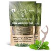 Biodegradable Dental Floss Picks 100 Count 2 Packs | Eco-Friendly