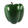 Unbranded Artificial Bell Pepper Green - Plastic Decorative Vegetable Peppers