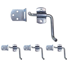 Mega Cargo Control 4 - Pack Straight Side Gate, Stake Bed Latches Bracket Set for Utility Trailer, Stake Body Gates, Sheds, Wood, Trucks, & Trailers