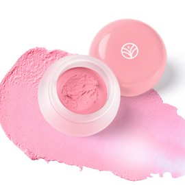 YOUNG VISION Lip & Cheek Pudding Pot – Multi-Use Soft Matte Blush, Buildable Lightweight Formula for Lips and Cheeks, 5g