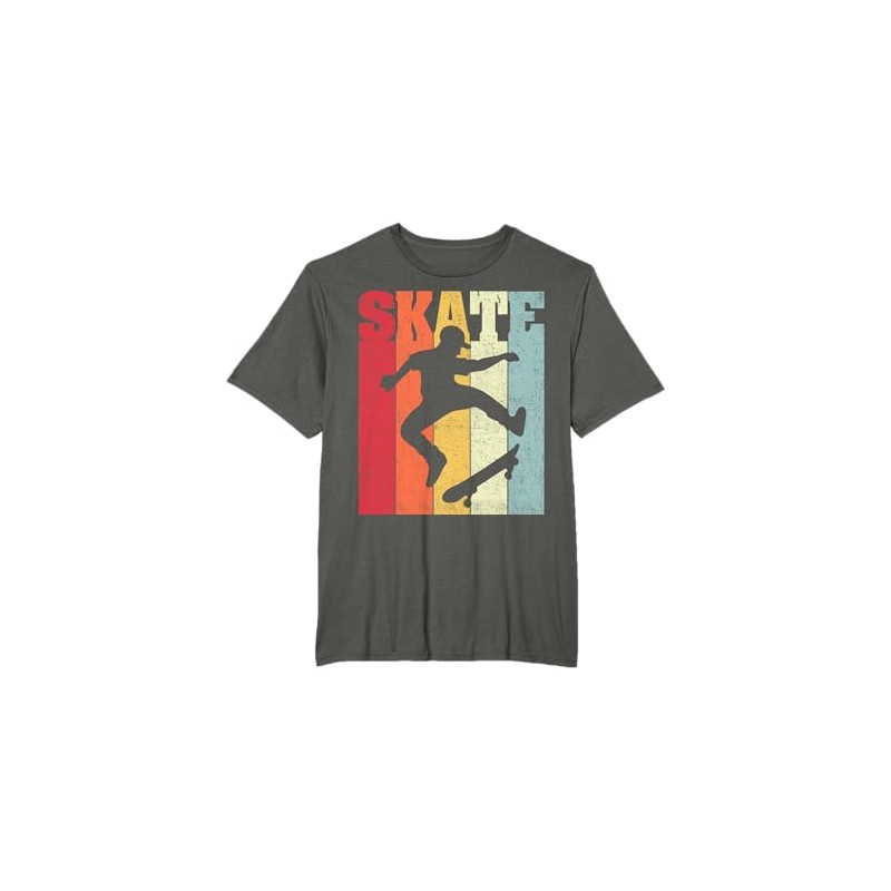 Skate skateboarder Skateboard regalo retrò Maglietta