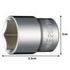 Tone Socket (6 Angle) 2SB-18 Insertion Angle 0.25 inch (6.35