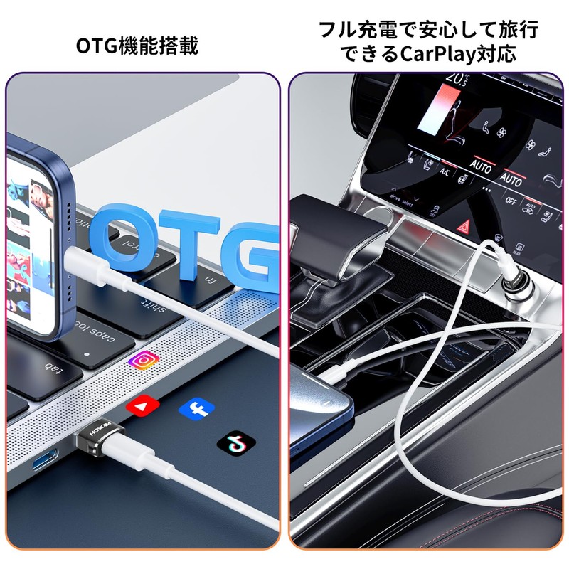 HOWJIM USB Type-C Conversion Adapter USB C Conversion Adapter Ultra