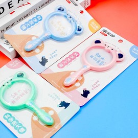 Magnifying Glass Toys,Handheld Reading Glass with Colorful Hand Lens - Colorful Hand Lens, 3X Magnification Portable and Cute Kids Toy for Science, Nature Exploration, Classroom and Hobbies