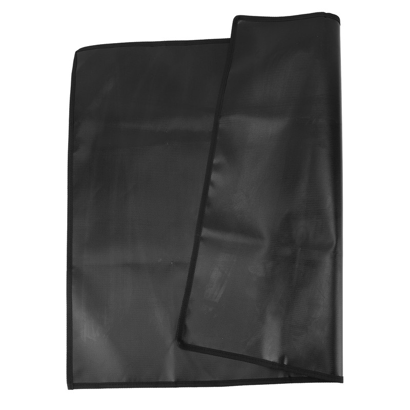 Under Grill Mat Double Sided Rectangular Silicone Fireproof Grill Pad