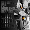 IRONCUBE Ratcheting Screwdriver Set: 56-Piece Magnetic Multi Bits Tool Kit