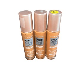 Maybelline 3 Maybelline Dream Radiant Liquid Hydrating Foundation 125 coconut