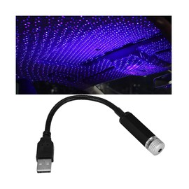 LKAHG Car Interior Roof USB Star Lights, Portable Adjustable Romantic LED Auto Interior Atmosphere Lamp, Vehicle Projector Night Light Atmosphere Lamp, Universal for SUV, Truck, RV