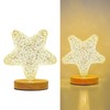 Table Lamp 3W Remote Control Warm Light Exquisite Look Timing