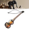 Miniature Electric Guitar Model Innovative Simulation Hand Crafted Wooden Guitar