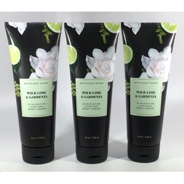 3 Wild Lime & Gardenia Ultra Shea bath Body Cream 8 oz