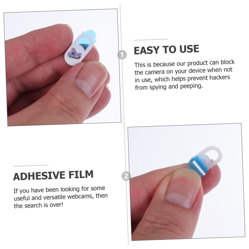 CIYODO 3pcs Webcam Cover Slide Privacy Shutter for Laptop Smartphone