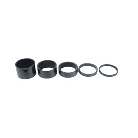 Akkerds Headset Spacer Headset Spacer Full Carbon 3K Polished Mouth 28.6mm Stem Spacer Bicycle Column Spacer Washer 2mm 3mm 5mm 10mm Suitable for Road Bike Mountain Bike Stem Spacer