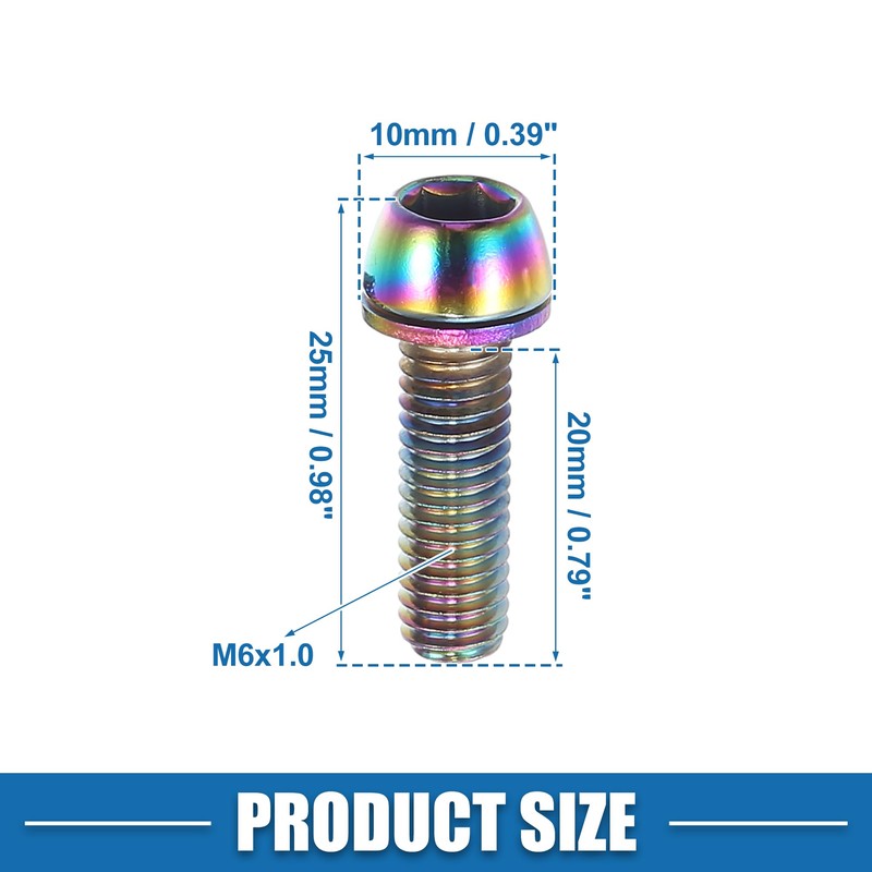 A ABSOPRO Bicycle Stem Screw, Fixed Screw, Handlebar, Stem Bolt,