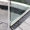 Glass Railing End Post 304 Stainless Steel Railing Post, Glass
