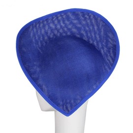 URTERYSER Sinamay Hat Base, Teardrop Saucer Hat Base, 40.00 * 36.00 * 13.00CM, Black