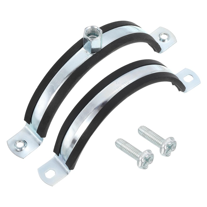 uxcell 2 Pcs Adjustable Pipe Bracket Clamp, 4-1/2"(114mm) Wall Ceiling