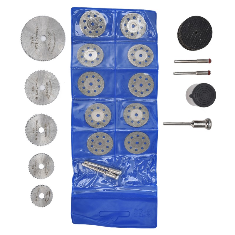 60Pcs Cutting Wheel Mini Wood Cutter Disc Saw Blade Tool